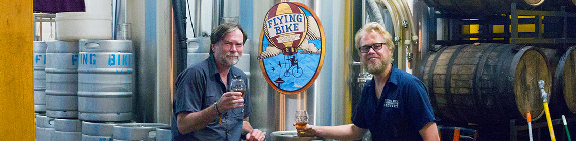 Banner Imaged provided by brewer Flying Bike Cooperative Brewery
